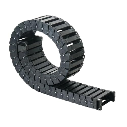 Offene Schleppkette, Silent Bridge Typ 18 25 L1000mm, Kettendrahtträger mit Endverbindern for die Gravur von 3D-Druckern(R38,25x25) von UDAMX