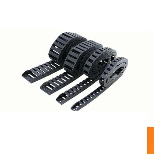 R18 10x10 10x15 10x20 Kabelketten, Brückentyp, nicht zu öffnende Kunststoff-Schleppleine, L 1 m, for CNC-Fräse(10X10 mm) von UDAMX