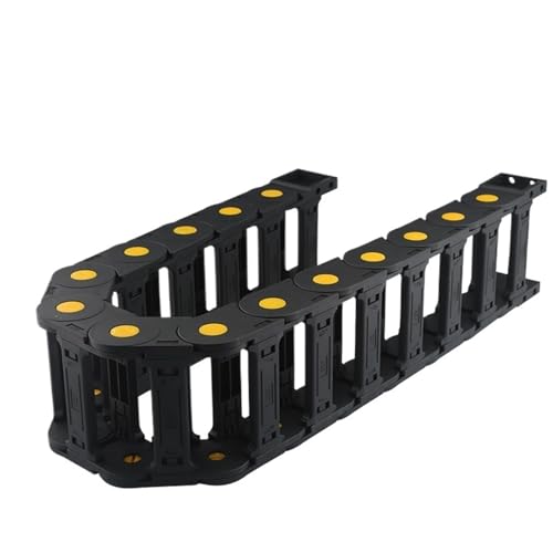 Schleppkette for Fräsmaschinen, Graviermaschinen, Nylonketten, Kabeltrog, Brückentyp, Engineering, verbesserte Schleppkette(18x18 mm) von UDAMX