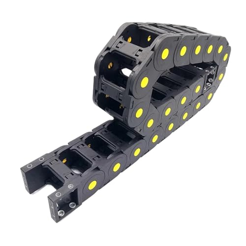 Serie 1 Meter Kunststoff Schleppkette Kabelhalter Drahtträger Schleppleine(R100,35x50 mm) von UDAMX