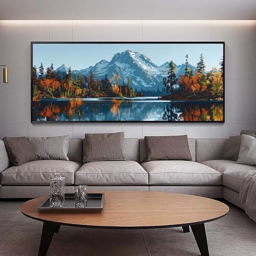 Diamond Painting Groß xxl 160 x 80 cm Landschaft Diamant Painting Bilder Erwachsene Malen nach Zahlen See DIY Voll Round diamond painting zubehör Set für Wohnzimmer und Schlafzimmer Wanddeko C47 Diamond Painting Groß xxl 160 x 80 cm Landschaft Diamant Painting Bilder Erwachsene Malen nach Zahlen See DIY Voll Round diamond painting zubehör Set für Wohnzimmer und Schlafzimmer Wanddeko C47 von UDERUI