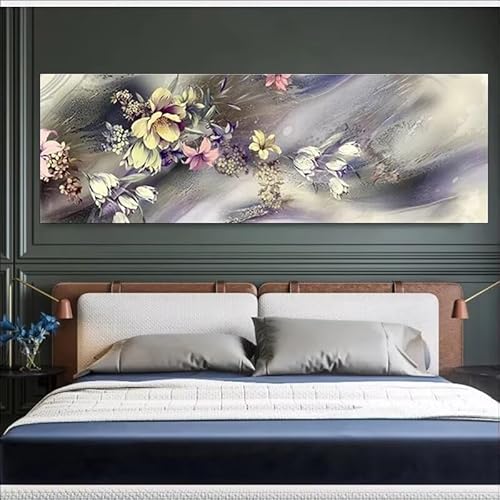 Diamond Painting Pflanzenblume ,5D Diamond Painting Groß 80x160cm, Diamant Painting Bilder Erwachsene/Kinder Malen nach Zahlen DIY Diamant malerei Voll Round bohrer Set, daiment Painting, Deko, Gifts von UDERUI