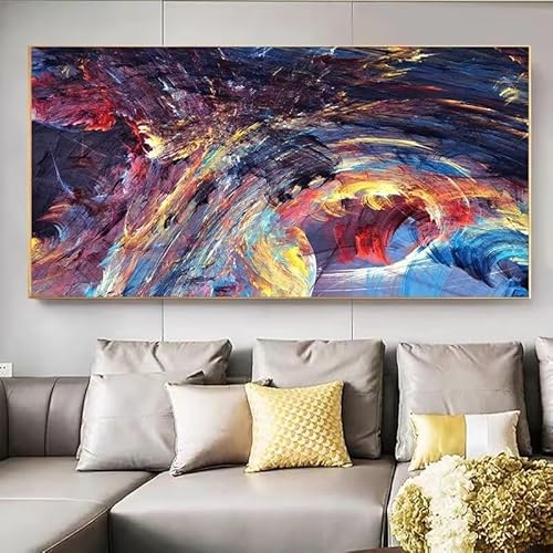 Diamond Painting bunte Graffiti-Kunst Diamant Painting Bilder Erwachsene Groß Diamant malerei Set Full Square Strass Stickerei Kreuzstich Diamond Art Kunst Deko Wohnzimmer Schlafzimmer Wand 100x200cm von UDERUI