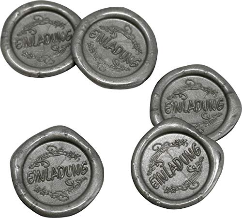 25 Stück fertige Siegelaufkleber Einladung Perlsilber Ø 27 mm Siegelsticker Siegel 25 Stück fertige Siegelaufkleber Einladung Perlsilber Ø 27 mm Siegelsticker Siegel von UDIG