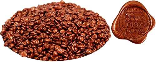 UDIG Perlensiegellack Kupfer Nr. 876-500 g, Siegellack Granulat metallic kupfer für brechende Siegel UDIG Perlensiegellack Kupfer Nr. 876-500 g, Siegellack Granulat metallic kupfer für brechende Siegel von UDIG