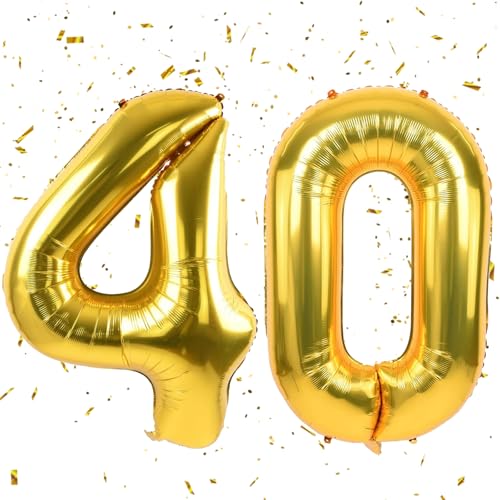 Golden Luftballon 40,Zahlen Luftballons Golden,40 Zoll Folienballon 4&0,Golden Zahlenballon 40 Helium Ballon Luftballon 40 Geburtstag für 40th Geburtstagsdeko Mädchen Junge Golden Luftballon 40,Zahlen Luftballons Golden,40 Zoll Folienballon 4&0,Golden Zahlenballon 40 Helium Ballon Luftballon 40 Geburtstag für 40th Geburtstagsdeko Mädchen Junge von UDRKFOPK
