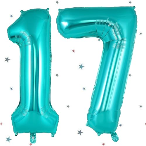 Grün Luftballon 17,Zahlen Luftballon Grün,40 Zoll Folienballon 1&7,Grün Zahlenballon 17 Helium Ballon Luftballon 17 Geburtstag für 17th Geburtstagsdeko Mädchen Junge Jubiläum Party Deko Grün Luftballon 17,Zahlen Luftballon Grün,40 Zoll Folienballon 1&7,Grün Zahlenballon 17 Helium Ballon Luftballon 17 Geburtstag für 17th Geburtstagsdeko Mädchen Junge Jubiläum Party Deko von UDRKFOPK