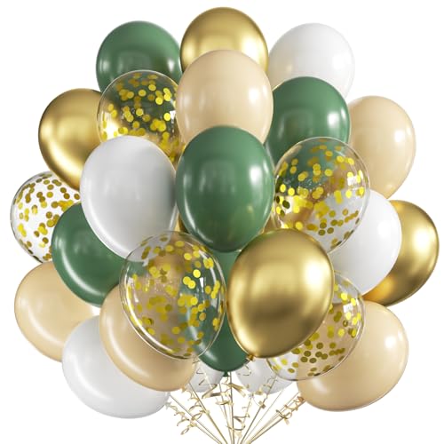 Luftballons Geburtstag Grün Gold,60 Stück 12 Zoll Luftballons Grün Gold,Aprikose Metallic Gold Konfetti Ballons,Luftballons Grün für Baby Dusche Hochzeit Geburtstag Dschungel Tier Thema Party Deko Luftballons Geburtstag Grün Gold,60 Stück 12 Zoll Luftballons Grün Gold,Aprikose Metallic Gold Konfetti Ballons,Luftballons Grün für Baby Dusche Hochzeit Geburtstag Dschungel Tier Thema Party Deko von UDRKFOPK