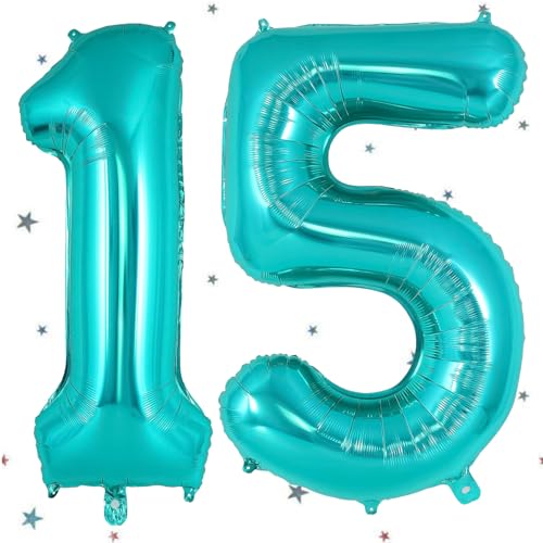 UDRKFOPK Grün Luftballon 15,Zahlen Luftballon Grün,40 Zoll Folienballon 1&5,Grün Zahlenballon 15 Helium Ballon Luftballon 15 Geburtstag für 15th Geburtstagsdeko Mädchen Junge Jubiläum Party Deko UDRKFOPK Grün Luftballon 15,Zahlen Luftballon Grün,40 Zoll Folienballon 1&5,Grün Zahlenballon 15 Helium Ballon Luftballon 15 Geburtstag für 15th Geburtstagsdeko Mädchen Junge Jubiläum Party Deko von UDRKFOPK