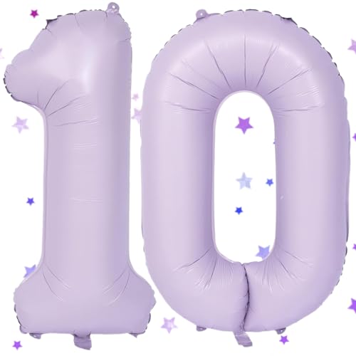 UDRKFOPK Lila Luftballon 10,Zahlen Luftballon Lila,40 Zoll Lila Folienballon 10,101cm Lila Zahlenballon 10 Helium Ballon Luftballon 10 Geburtstag für Geburtstagsdeko Kinder Mädchen Junge UDRKFOPK Lila Luftballon 10,Zahlen Luftballon Lila,40 Zoll Lila Folienballon 10,101cm Lila Zahlenballon 10 Helium Ballon Luftballon 10 Geburtstag für Geburtstagsdeko Kinder Mädchen Junge von UDRKFOPK