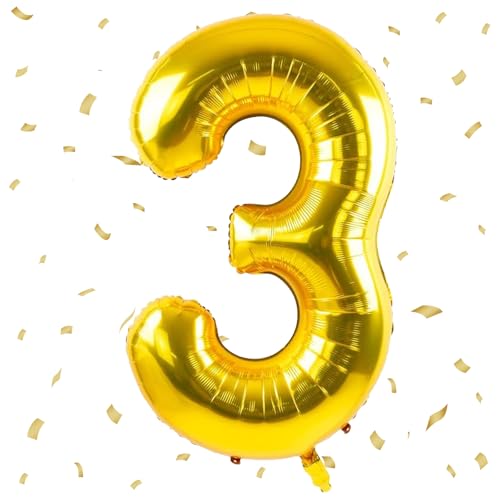 UDRKFOPK Zahlen Luftballon Golden,Golden Luftballon 3, 40 Zoll Golden Folienballon 3,101cm Golden Zahlenballon 3 Helium Ballon Luftballon 3 Geburtstag für 3 Jahre Geburtstagsdeko Kinder Mädchen Junge UDRKFOPK Zahlen Luftballon Golden,Golden Luftballon 3, 40 Zoll Golden Folienballon 3,101cm Golden Zahlenballon 3 Helium Ballon Luftballon 3 Geburtstag für 3 Jahre Geburtstagsdeko Kinder Mädchen Junge von UDRKFOPK