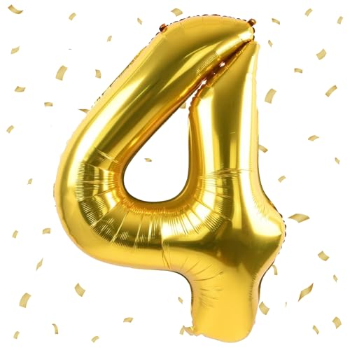 UDRKFOPK Zahlen Luftballon Golden,Golden Luftballon 4, 40 Zoll Golden Folienballon 4,101cm Golden Zahlenballon 4 Helium Ballon Luftballon 4 Geburtstag für 4 Jahre Geburtstagsdeko Kinder Mädchen Junge UDRKFOPK Zahlen Luftballon Golden,Golden Luftballon 4, 40 Zoll Golden Folienballon 4,101cm Golden Zahlenballon 4 Helium Ballon Luftballon 4 Geburtstag für 4 Jahre Geburtstagsdeko Kinder Mädchen Junge von UDRKFOPK