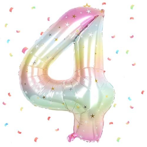 Verlauf Luftballon 4,Zahlen Luftballon Verlauf,40 Zoll Verlauf Folienballon 4,101cm Verlauf Zahlenballon 4 Helium Ballon Luftballon 4Geburtstag für 4 Jahre Geburtstagsdeko Mädchen Junge Verlauf Luftballon 4,Zahlen Luftballon Verlauf,40 Zoll Verlauf Folienballon 4,101cm Verlauf Zahlenballon 4 Helium Ballon Luftballon 4Geburtstag für 4 Jahre Geburtstagsdeko Mädchen Junge von UDRKFOPK