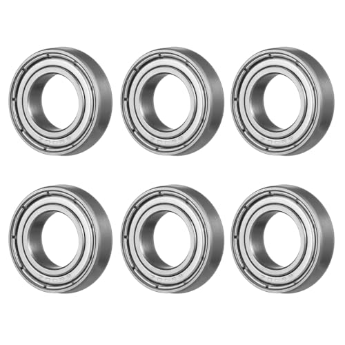 Ueetek 6800ZZ Kugellager mit tiefer Nut, 10 Stück, 2 Metallschilder seitlich, 10 x 19 x 5 mm, mechanische Teile, Zubehör Ueetek 6800ZZ Kugellager mit tiefer Nut, 10 Stück, 2 Metallschilder seitlich, 10 x 19 x 5 mm, mechanische Teile, Zubehör von UEETEK
