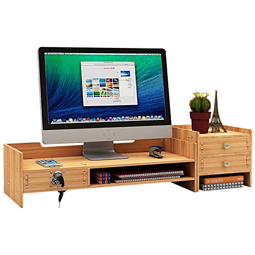UESUENYENS Holz Schreibtisch Organizer 65,5 * 20 * 13,5 Cm Ablage Ordnungssystem Briefablage aus Holz - für Tisch Büro Schreibtisch - leicht zu reinigen UESUENYENS Holz Schreibtisch Organizer 65,5 * 20 * 13,5 Cm Ablage Ordnungssystem Briefablage aus Holz - für Tisch Büro Schreibtisch - leicht zu reinigen von UESUENYENS