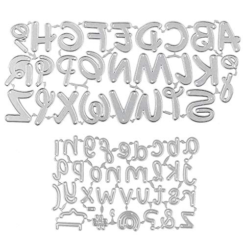 UFLF 2 Stücke Stanzschablonen Buchstaben Groß Klein Stanzen Alphabet Metall Prägeschablonen Stanzformen Cutting Dies für DIY Scrapbooking Karten Handwerk Geschenk Homedeko UFLF 2 Stücke Stanzschablonen Buchstaben Groß Klein Stanzen Alphabet Metall Prägeschablonen Stanzformen Cutting Dies für DIY Scrapbooking Karten Handwerk Geschenk Homedeko von UFLF