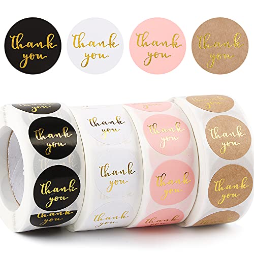 UFLF 2000 Pcs Danke Aufkleber Thank You Stickers Danke Etiketten Runde Gastgeschenkaufkleber für Hochzeit Geburtstag Taufe Party - 2.5cm UFLF 2000 Pcs Danke Aufkleber Thank You Stickers Danke Etiketten Runde Gastgeschenkaufkleber für Hochzeit Geburtstag Taufe Party - 2.5cm von UFLF