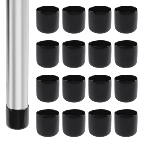 UFURMATE Runde Gummi-Endkappen, flexible schwarze Metallrohrabdeckungen, Gummistopfen für Rohre, Schutzkappen für Möbelbeine, 16 Stück UFURMATE Runde Gummi-Endkappen, flexible schwarze Metallrohrabdeckungen, Gummistopfen für Rohre, Schutzkappen für Möbelbeine, 16 Stück von UFURMATE