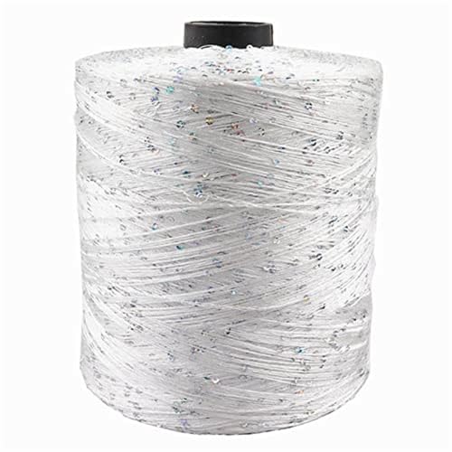 100G Summer Ice Silk Mercerisiertes Garn glitzerndes weißes Splitter-Paillettengarn merzerisiertes Garn Kugel-Glitzergarn Pailletten Beilaufgarn A-1 100G Summer Ice Silk Mercerisiertes Garn glitzerndes weißes Splitter-Paillettengarn merzerisiertes Garn Kugel-Glitzergarn Pailletten Beilaufgarn A-1 von UGEFKMQ