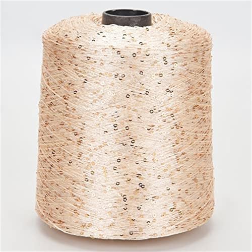 100G Summer Ice Silk Mercerisiertes Garn glitzerndes weißes Splitter-Paillettengarn merzerisiertes Garn Kugel-Glitzergarn Pailletten Beilaufgarn A-2 von UGEFKMQ
