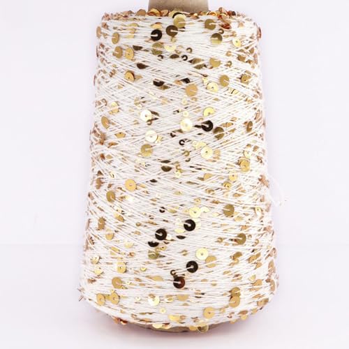 50g mehrfarbiges Paillette-Garn Baumwoll-Paillettengarn 6mm + 3mm Faden Perlengarn Pailletten Handstrickgarn Baumwolle Strickgarn A-2 50g mehrfarbiges Paillette-Garn Baumwoll-Paillettengarn 6mm + 3mm Faden Perlengarn Pailletten Handstrickgarn Baumwolle Strickgarn A-2 von UGEFKMQ