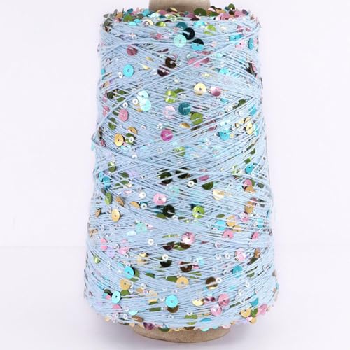 50g mehrfarbiges Paillette-Garn Baumwoll-Paillettengarn 6mm + 3mm Faden Perlengarn Pailletten Handstrickgarn Baumwolle Strickgarn A-4 50g mehrfarbiges Paillette-Garn Baumwoll-Paillettengarn 6mm + 3mm Faden Perlengarn Pailletten Handstrickgarn Baumwolle Strickgarn A-4 von UGEFKMQ