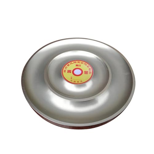 6 Zoll 150 Mm Diamant-Schleifscheibe 2 Rillen Eiförmiger Ring Oberflächenbearbeitung Schleifpolierscheibe(180) von UGLYAF
