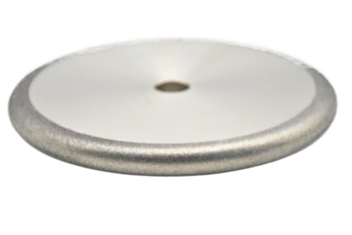 CBN200 Formgebung gezackter Brotmesser, CBN-Schleifscheibe, 6 Zoll, 150 mm, Aufnahmedorn 5/8 Zoll, T1 Zoll, R12,7 mm, for Edelstahl, Kohlenstoffstahl(Thickness 1in) von UGLYAF