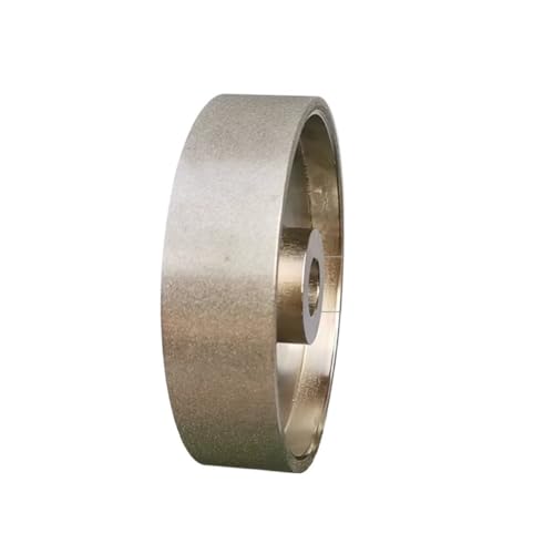 Schleifscheibe mit 180/240er Körnung, Diamant, Aluminiumgehäuse, 6 Zoll, Innenloch 25,4 mm, Schnellarbeitsstahl, for Metall- und Steinschleifmaschinen(180) von UGLYAF