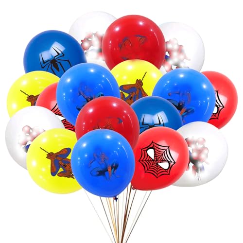 30 Stück Luftballons Spider Superhero, Naturlatex Luftballons, Das Bevorzugte Material ist Sicher und Ungiftig, Geeignet für Themenparty-Dekoration, Geburtstagsfeier, Abschlussfeier oder Weihnachten 30 Stück Luftballons Spider Superhero, Naturlatex Luftballons, Das Bevorzugte Material ist Sicher und Ungiftig, Geeignet für Themenparty-Dekoration, Geburtstagsfeier, Abschlussfeier oder Weihnachten von UHDS