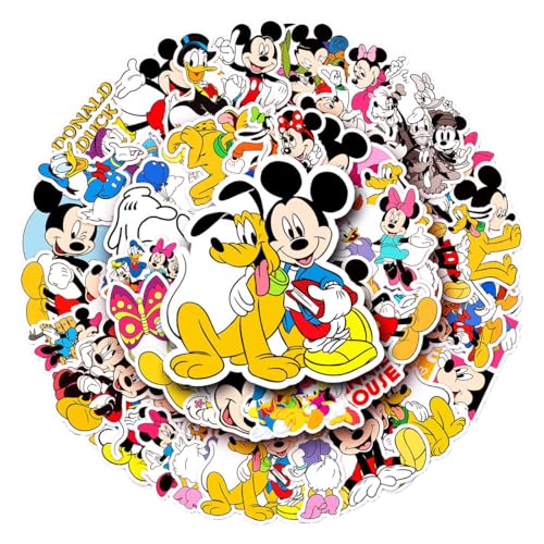 Aufkleber, 50 Stück Mickey Sticker Set Wasserdicht Vinyl Stickers Graffiti Style Decals für Auto Motorräder Fahrrad Skateboard Gepäck Laptop Aufkleber, Geeignet für Erwachsene Kinder Aufkleber, 50 Stück Mickey Sticker Set Wasserdicht Vinyl Stickers Graffiti Style Decals für Auto Motorräder Fahrrad Skateboard Gepäck Laptop Aufkleber, Geeignet für Erwachsene Kinder von UHDS