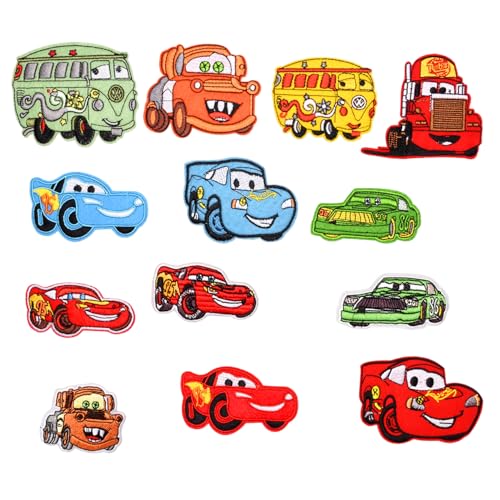 Bestickte Aufnäher zum Aufnähen oder Aufbügeln, 13 Stück Cars Flicken zum Aufbügeln Kinder Erwachsene zum Aufnähen oder Aufbügeln auf Kleidung, Kleid, Hut, Jeans, DIY-Zubehör Bestickte Aufnäher zum Aufnähen oder Aufbügeln, 13 Stück Cars Flicken zum Aufbügeln Kinder Erwachsene zum Aufnähen oder Aufbügeln auf Kleidung, Kleid, Hut, Jeans, DIY-Zubehör von UHDS
