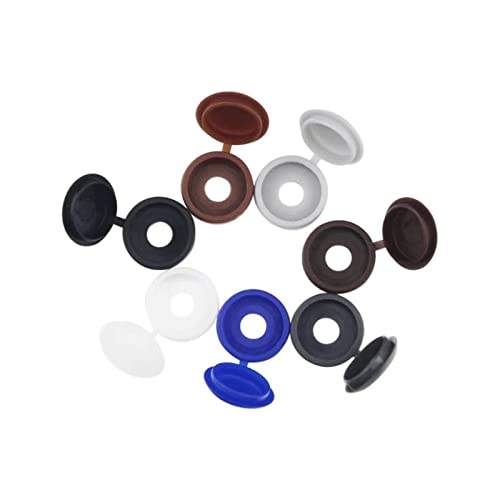 30–100 Stück Schraubenbolzenabdeckung, Kunststoffkappe, praktische selbstschneidende Schraube, dekorative Abdeckung, Mutter, Bolzen, Schutzhülle, Möbelbeschläge(Light Gray,100 pcs) von UHNYTRV
