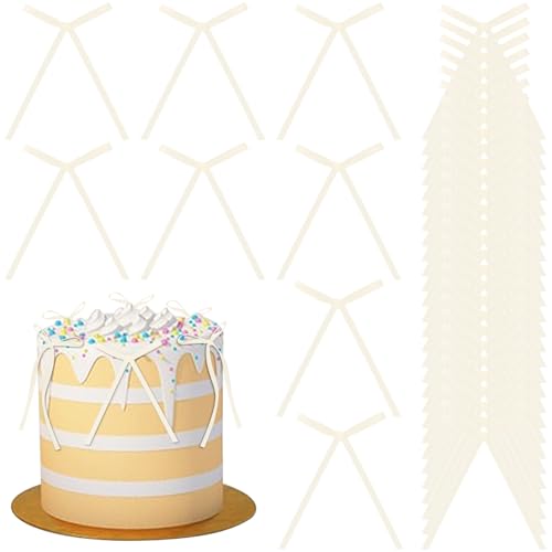 UHOMENY Schleifen-Kuchendekorationen, niedliche Satinband-Schleifen für Kuchen, Blumen, Taschen, Verpackungsboxen, Weihnachtsbaum, Hochzeit, Partyzubehör, Beige, 36 Stück UHOMENY Schleifen-Kuchendekorationen, niedliche Satinband-Schleifen für Kuchen, Blumen, Taschen, Verpackungsboxen, Weihnachtsbaum, Hochzeit, Partyzubehör, Beige, 36 Stück von UHOMENY
