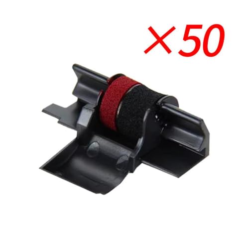 20 Stück 50 Stück 100 Stück schwarz rot IR40T IR-40T Farbroller Druckerband kompatibel mit FR 2550 2500 HR100 HR150 HR7 HR8 HR16 Druckern (IR40T-50 Stück) von UHRSERNJ