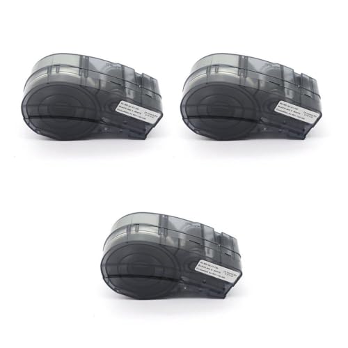 M21-750-499 Nylon-Etikettenbandformer M21-750-499, 19,1 mm x 4,9 m, Schwarz auf Weiß, für allgemeine ID-Drahtmarkierung, Laborbeschriftung, kompatibel mit Standard-Etikettiersystemen (M21-750-499-3 M21-750-499 Nylon-Etikettenbandformer M21-750-499, 19,1 mm x 4,9 m, Schwarz auf Weiß, für allgemeine ID-Drahtmarkierung, Laborbeschriftung, kompatibel mit Standard-Etikettiersystemen (M21-750-499-3 von UHRSERNJ