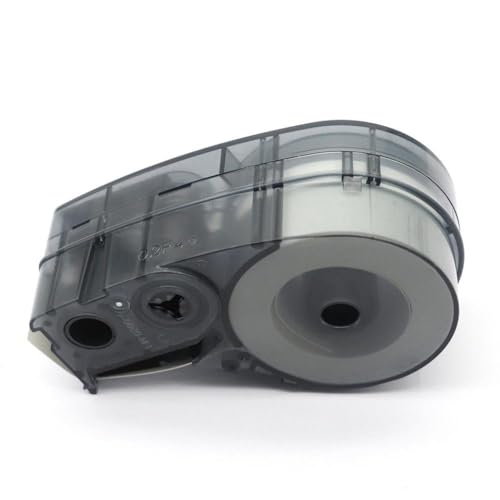 UHRSERNJ Tintenband-Kartusche, kompatibel mit M21-250-488, Etikettenband aus Polyester, 6,35 mm x 6,4 m, Schwarz auf Weiß, kompatibel mit BMP Plus Lab Drucker, Ersatz des Bands (1 Stück) von UHRSERNJ
