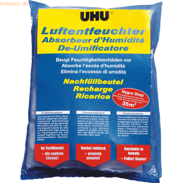 12 x UHU Luftentfeuchter Duftneutral VE=450g Refill 12 x UHU Luftentfeuchter Duftneutral VE=450g Refill von UHU
