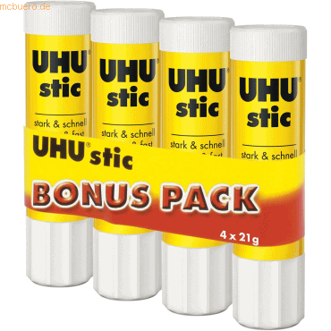 Uhu Klebestift stic lösungsmittelfrei 21g VE=4 Stück Uhu Klebestift stic lösungsmittelfrei 21g VE=4 Stück von UHU