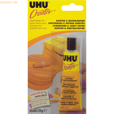 6 x UHU Kleber Creativ Tube 33ml von UHU