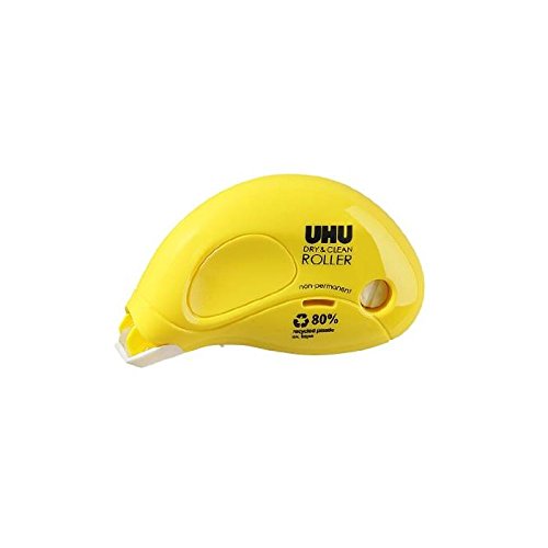 UHU© Einwegkleberoller DRY & CLEAN - non permanent, 8,5 m x 6,5 mm von UHU