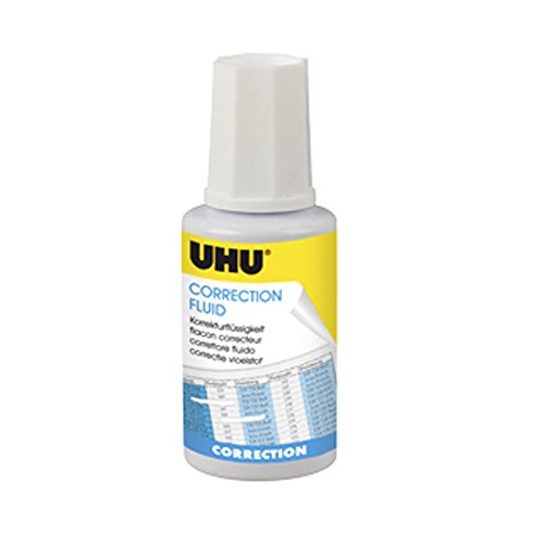 UHU 50450 Korrekturflssigkeit Correction Fluid, weiß, 20 ml von UHU