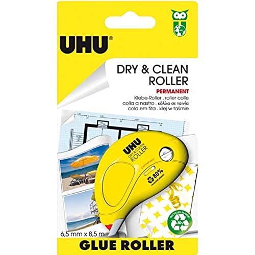 UHU 50465 Kleberoller Dry und Clean Roller, permanent von UHU