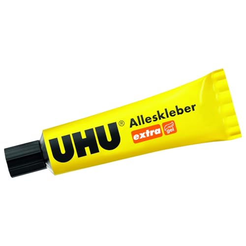 UHU Alleskleber Extra Tube, Gel-Form für extra starkes und tropffreies Kleben, 18 g von UHU