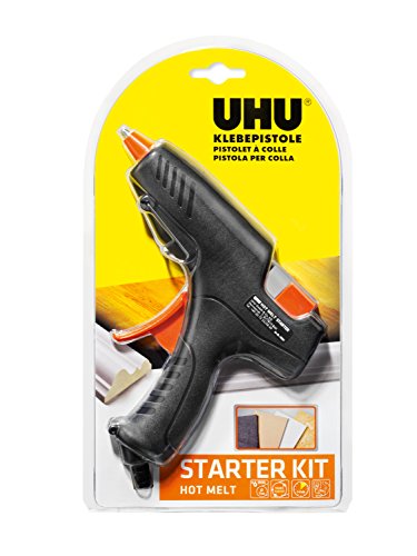 UHU Heißklebepistole Hot Melt Starter-Kit (Pistole + 6 Patronen) von UHU