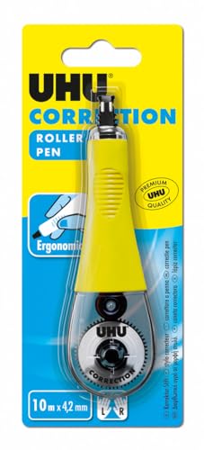UHU Korrekturroller, ergonomisch, schnell und präzise, weiß, 10 m x 4,2 mm UHU Korrekturroller, ergonomisch, schnell und präzise, weiß, 10 m x 4,2 mm von UHU