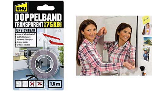 UHU Montage-Klebeband TRANSPARENT, doppelseitig, bis 75 kg VE = 1 UHU Montage-Klebeband TRANSPARENT, doppelseitig, bis 75 kg VE = 1 von UHU