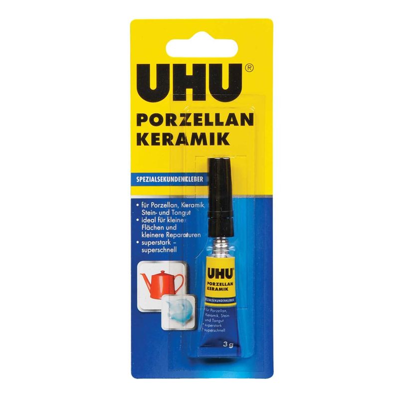 Porzellan und Keramik Spezialsekundenkleber 3g Porzellan und Keramik Spezialsekundenkleber 3g von UHU