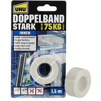 UHU STARK doppelseitiges Klebeband 19,0 mm x 1,5 m, 1 Rolle von UHU