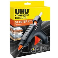 UHU STARTER KIT HOT MELT Heißklebepistole schwarz, orange, 1 St. von UHU